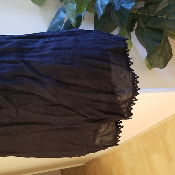 Topshop Sheer Black Top Knit V Neck Romper Sexy See Through Cheeky - Picture 2 of 12